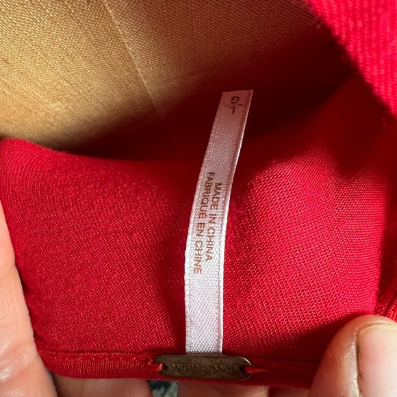 Free People women’s pullover sleeveless dress nwt bright pink size large - Picture 6 of 6